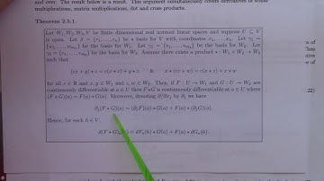 Advanced Calculus: product rule: 9-4-17, part 5