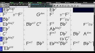 BACKING TRACK - DOWN AMONG THE SHELTERING PALMS (Abe Olman) Eb 140 BPM SWING