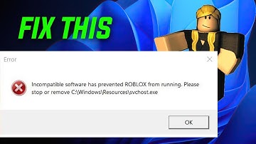How to Fix Error Incompatible Software Has Prevented Roblox From Running | Solved 100%