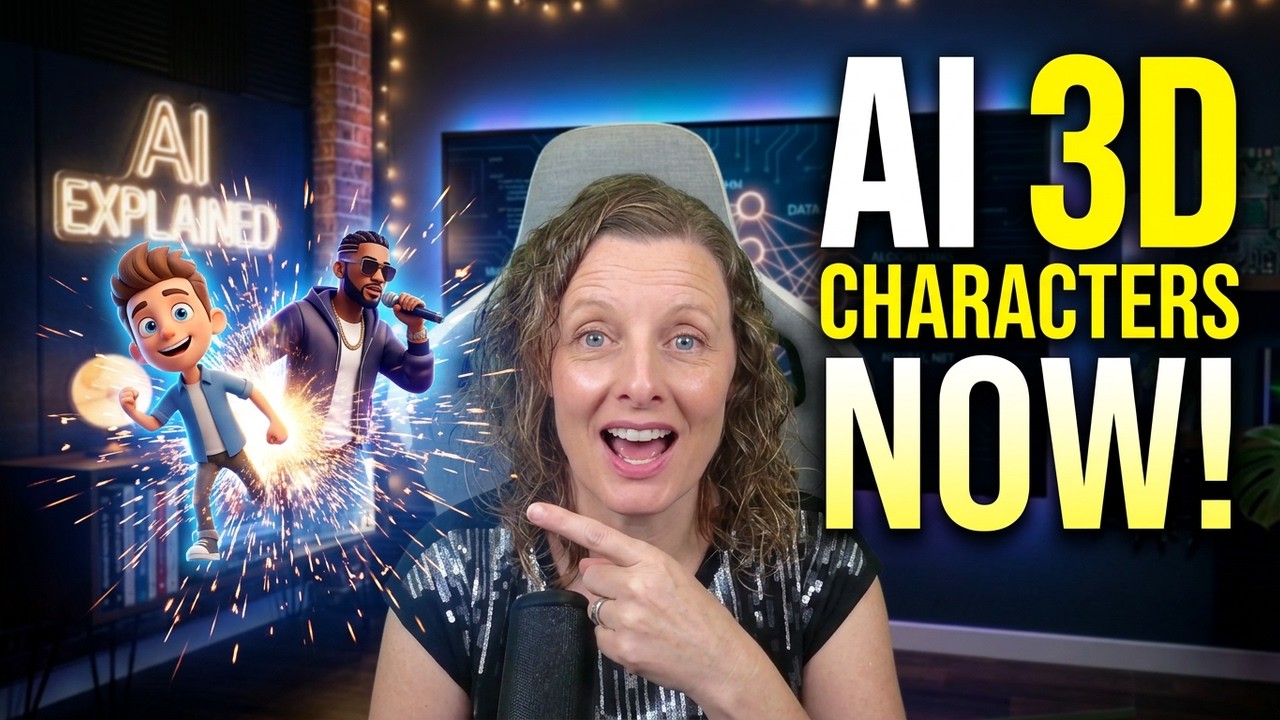 Transform Your Ideas Into 3D Characters with This AI