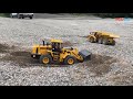 Full Metal Komatsu Wheel Loader WA470 & Caterpillar CAT 980L Wheel Loader RC Hydraulic Loader