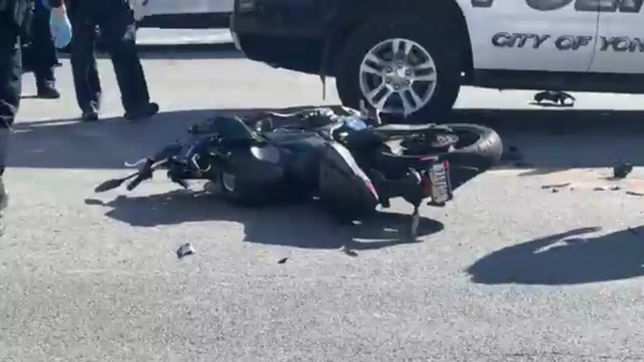Motorcycle vs Car Crash on Yonkers Ave (03/07/23) YouTube
