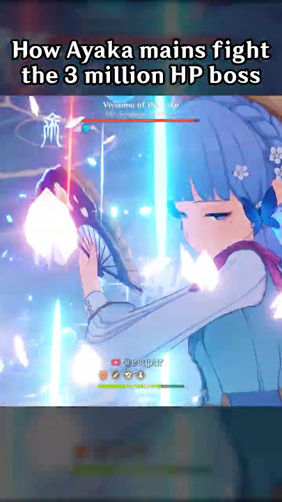 HOW AYAKA MAINS FIGHT THE 3 MILLION HP BOSS