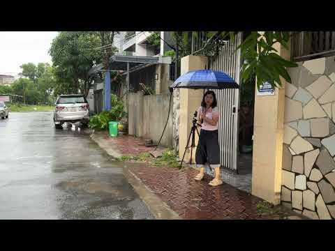 Behind the scenes of filming a video capturing the sound and images of rain