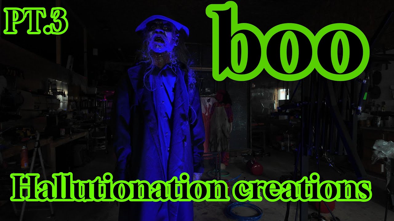 Hallutionation Creations—PT 3 (Finished animatronic)