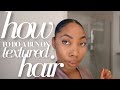 How to Do a Bun on Thick Natural Hair for Work