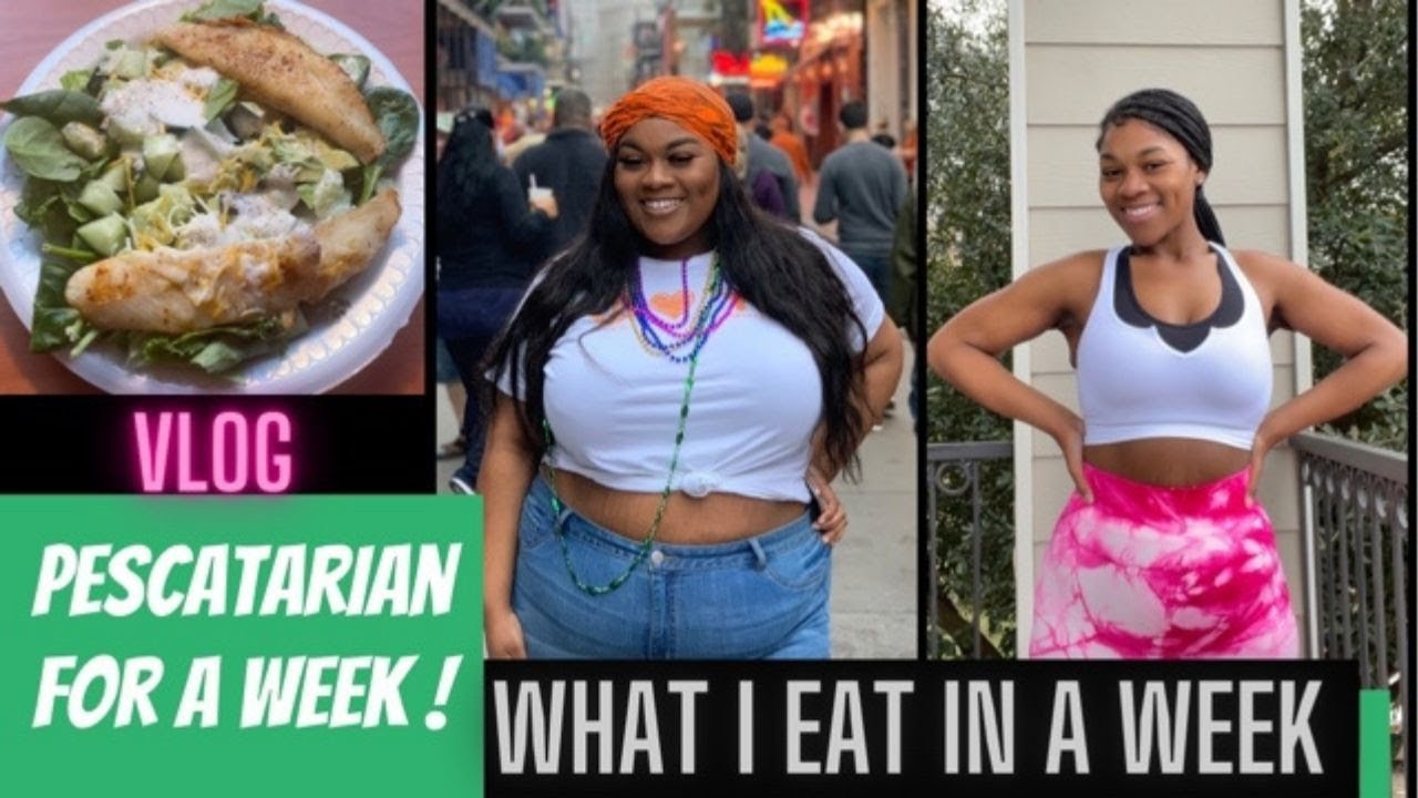 VLOG 3| Pescatarian For A Week| What I Eat In A Week While In A Calorie Deficit | REALISTIC