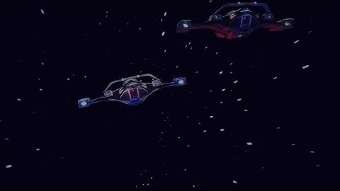 Spaceship animation made in blender 2.90.