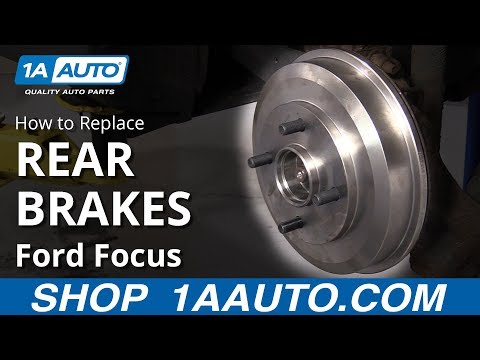 How to Replace Rear Drum Brakes 00-08 Ford Focus