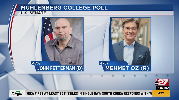 Fetterman, Oz tied in latest Pennsylvania Senate race poll