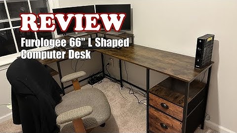 Furologee 66" L Shaped Computer Desk - Review