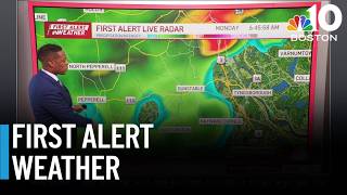 Flash flood warnings in Mass. as heavy rain moves across New England