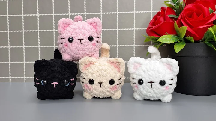 Crochet Super Cute Cat ♥ Quick & Easy ♥ Subtitles