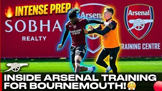 Inside Arsenal’s Training Prep for Bournemouth | NO ROOM FOR ERROR! 😤