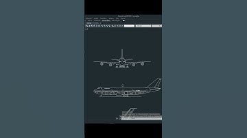 Boeing airplane AutoCAD Sketch