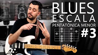 Blues para PRINCIPIANTES | Escala pentatónica menor FIGURA #3 | Aprender a tocar BLUES