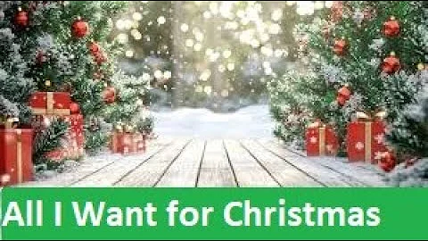 All I Want for Christmas