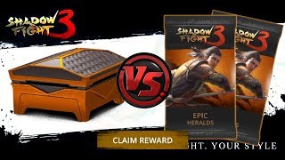 Shadow Fight 3 Epic Chest Vs 2X Epic Booster Packs Opening - Gamertsx