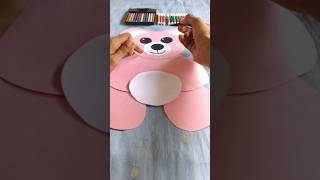 🧸 DIY Teddy Bear Craft 🐻 | Simple Kids Craft Ideas | @Babyymelon0