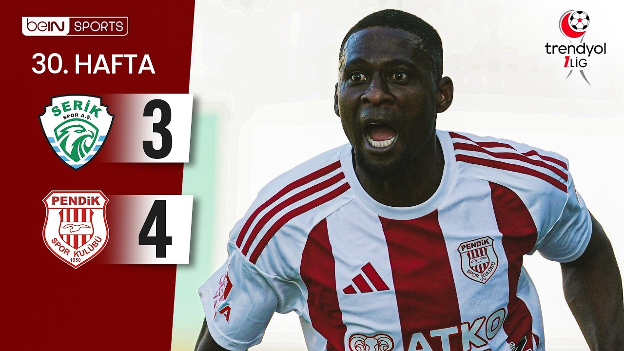Serik Spor (3-4) Pendikspor | 30. Hafta Maç ÖZETİ | Trendyol 1. Lig - 2025/26
