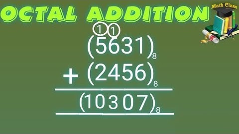 Addition of Octal System, Addition of Octal Number System in Urdu