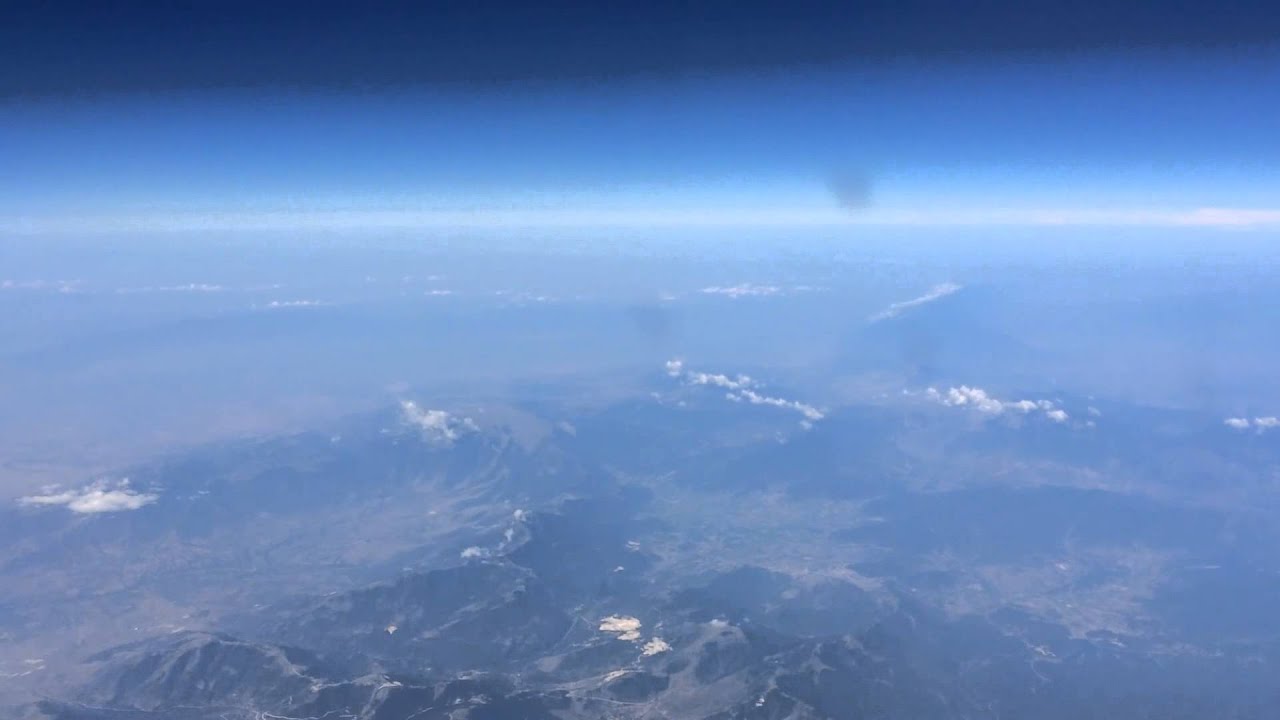 Flight Scenery At 40 000 Feet YouTube