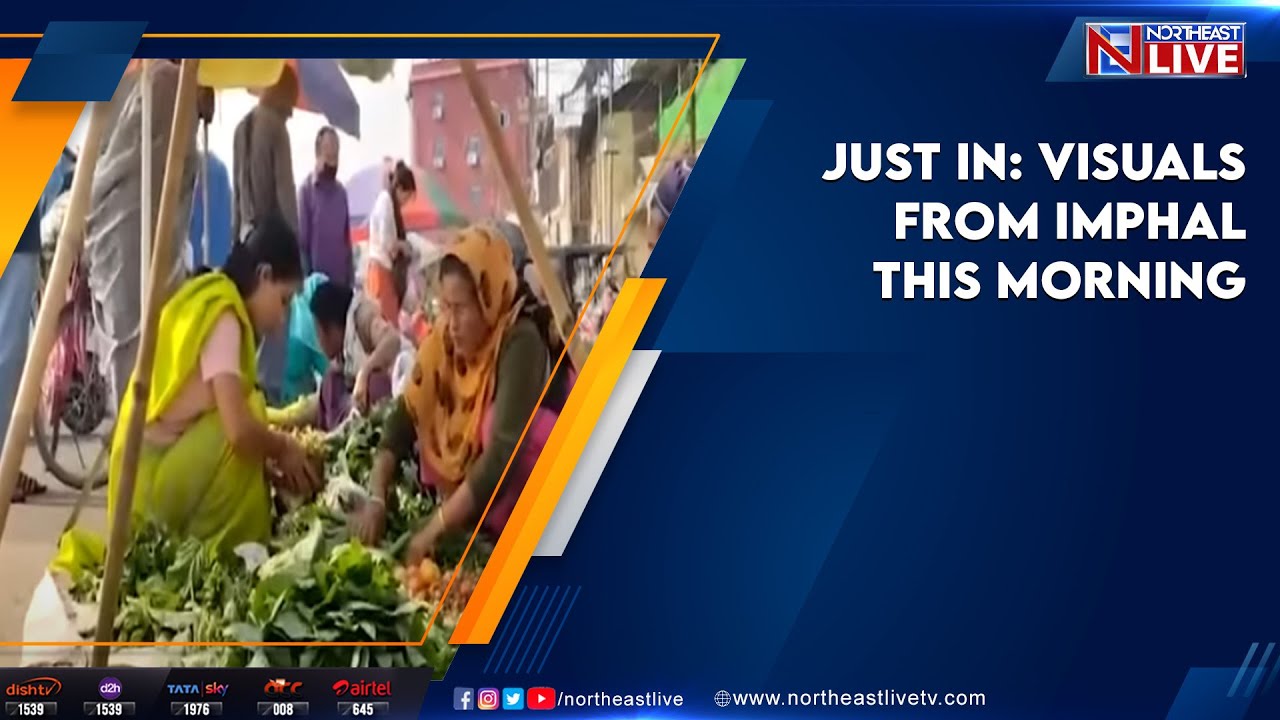 Imphal In Morning JUST IN: Visuals from Imphal this morning - YouTube