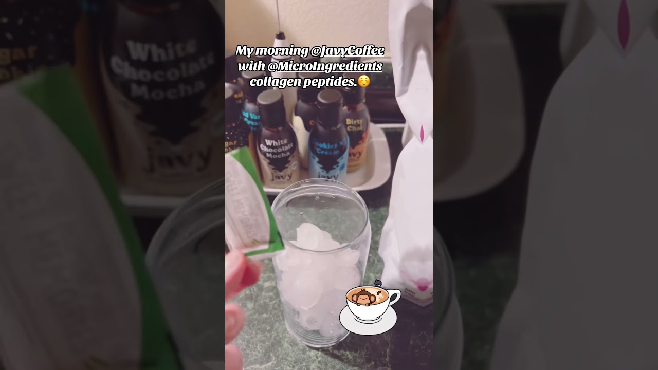 Start your day right with a tasty coffee and collagen boost! 