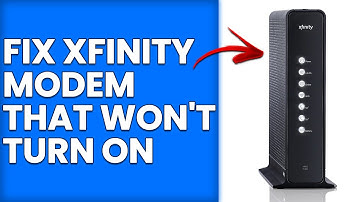 How To Fix Xfinity Modem Won