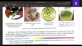 CBSE Class 10 Reproduction 2nd part | Tissue culture to reproduction of plants upto uni sexual flo