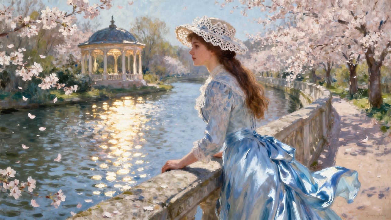 Visual Poems | Monet |  A Day in the French town (4K)