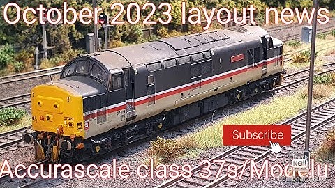 October layout news, ROG Accurascale Class 37 weathered Modern Image 00 Gauge layout