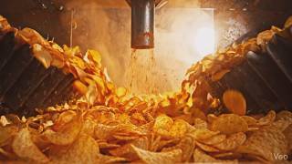 Automated Potato Chips Factory The High Tech Production of Crispy Snacks  3D Industrial ASMR