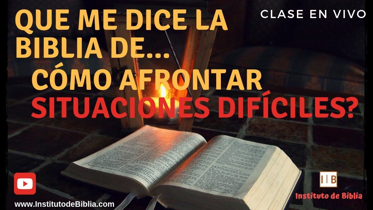 Que me dice la Biblia de Como Afrontar SITUACIONES DIFÍCILES Ricardo