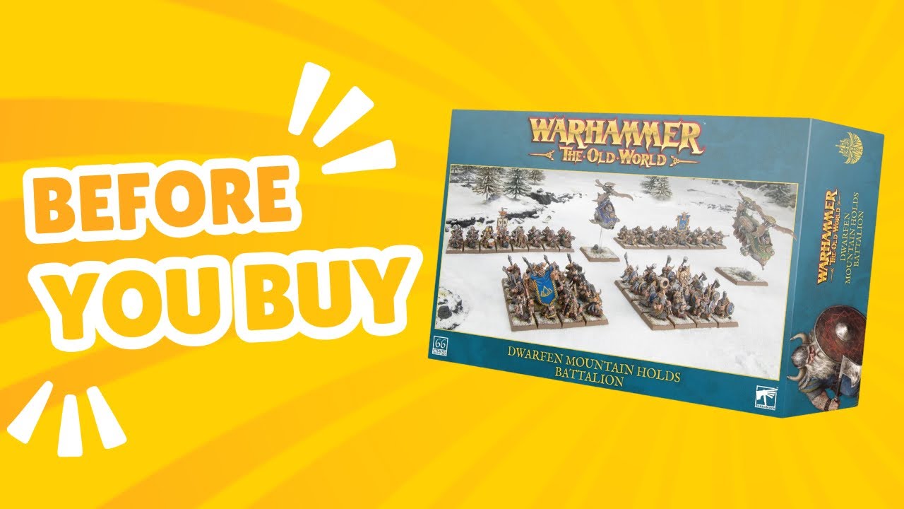 Dwarven Mountain Holds Battalion - Warhammer The Old World