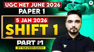 UGC NET Paper 1 June 2026 | 5 JAN 2026 Paper 1/Shift 1 Part - 1 | UGC NET Paper 1 2025 Solution screenshot 5
