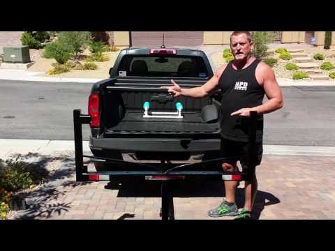 diy pick up truck ez load extender double yak stack kayak