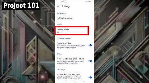 How to Enable Dark Mode in Google Docs on Android