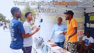 Two Young Muslims Get Educated On Islam By Christian