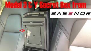 The Secret Box from Basenor for Model 3 or Y