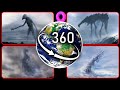 Top 4 Colossal Trevor Henderson Creatures Found on Google Earth! — VR 360°