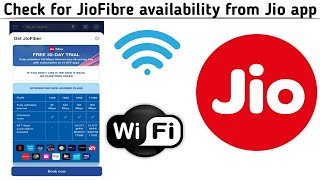 How to check for a JioFiber availability using My Jio app | Techno Logic | 2021 screenshot 4