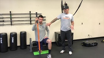 Oblique and Groin Opening Couch Stretch - Stick Mobility Exercise