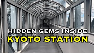 Secrets and Hidden Spots Inside Kyoto Station | Kyoto Ramen Street | Skyway Tunnel | Kyoto, Japan