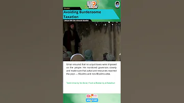 Umar RA The Dream Leader AVOIDING BURDENSOME TEXATION Islamicshorts Trending Shortsislami 
