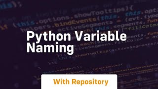 python variable naming