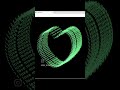 Green glow of wealth in heart shape💚#creativecoding #creativewebsite #coding #animation#csstutorial
