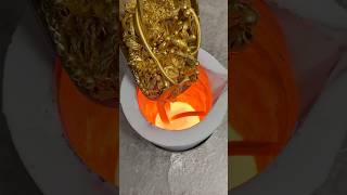 Oh my God, the process of melting down old gold jewelry is so therapeutic, it's absolutely insane!