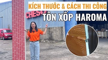 Chi tiết ứng dụng -cách thức thi công tôn xốp Haroma ốp tường chống nóng | Tấm panel cách nhiệt
