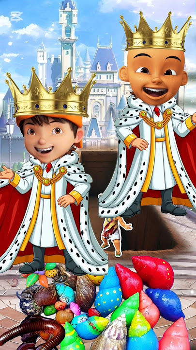 Boboiboy galaxy , halilintar dan Upin Ipin raja , orang kaya mati orang miskin mati